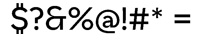 AiroText Medium Font OTHER CHARS