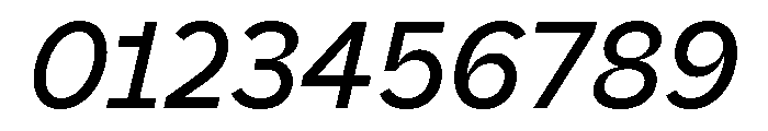 AiroText MediumItalic Font OTHER CHARS