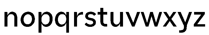AiroText Medium Font LOWERCASE