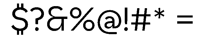 AiroText Regular Font OTHER CHARS