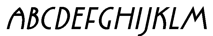 Ainabee Bold Italic Font UPPERCASE