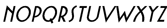 Ainabee Bold Italic Font UPPERCASE