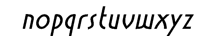 Ainabee Bold Italic Font LOWERCASE