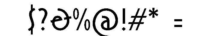 Ainabee Bold Font OTHER CHARS