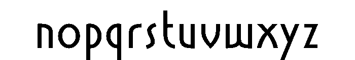 Ainabee Bold Font LOWERCASE