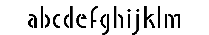 Ainabee Stencil A Bold FONT