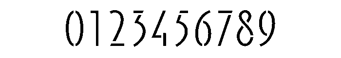 Ainabee Stencil A Regular Font OTHER CHARS