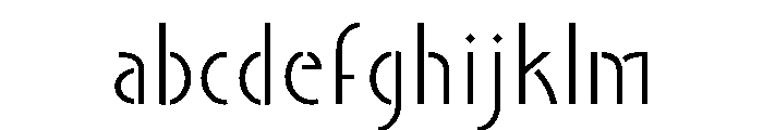 Ainabee Stencil A Regular FONT