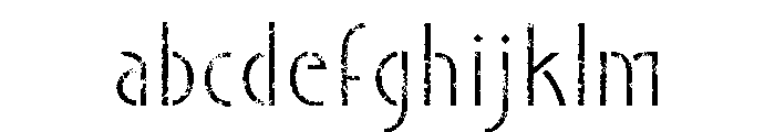 Ainabee Stencil B Regular FONT