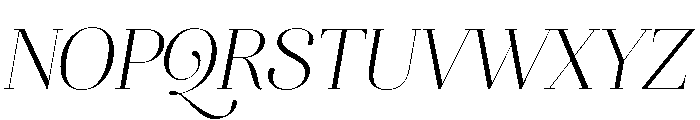 Aire Bold Italic Font UPPERCASE