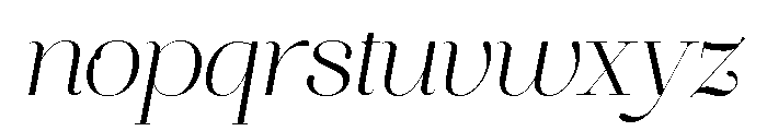 Aire Bold Italic Font LOWERCASE