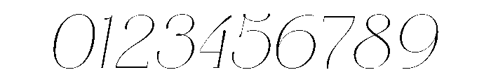 Aire Light Italic Font OTHER CHARS