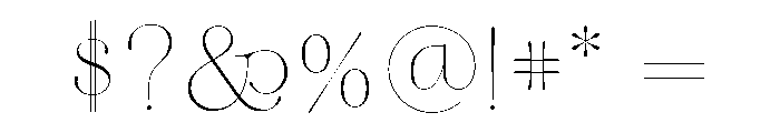 Aire Light Font OTHER CHARS