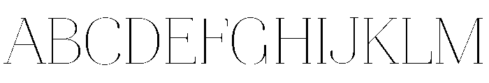 Aire Light Font UPPERCASE
