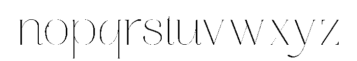 Aire Light Font LOWERCASE