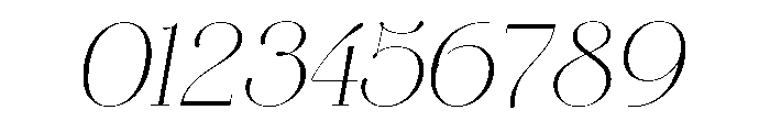 Aire Regular Italic Font OTHER CHARS