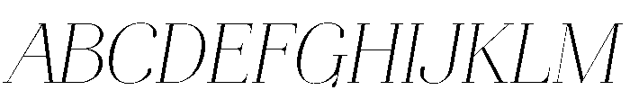 Aire Regular Italic Font UPPERCASE
