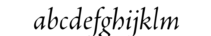 AJensonPro-ItSubh Font LOWERCASE