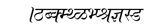 Ajay Normal Italic Font UPPERCASE