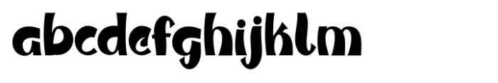 Ajebhin A display font Font LOWERCASE