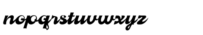 Ajuice Script Regular Font LOWERCASE