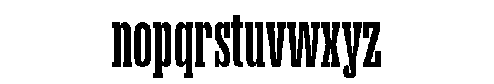 Akhen Std Compressed Bold Font LOWERCASE