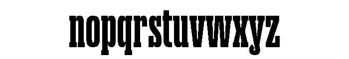 Akhen Std Compressed ExtraBold Font LOWERCASE