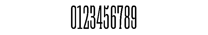 Akhen Std Compressed Light Font OTHER CHARS