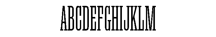 Akhen Std Compressed Light Font UPPERCASE