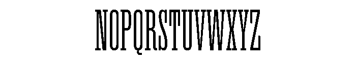 Akhen Std Compressed Light Font UPPERCASE