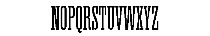 Akhen Std Compressed Regular Font UPPERCASE