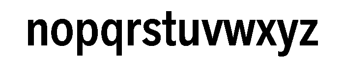 Akzidenz Grotesk Next Medium Condensed Font LOWERCASE