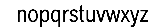 Akzidenz Grotesk Next Regular Condensed Font LOWERCASE