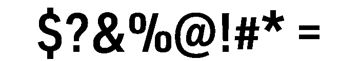 Akzidenz Grotesk Next Semibold Font OTHER CHARS