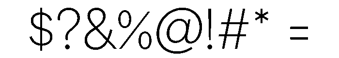 Akzidenz Grotesk Next Thin Font OTHER CHARS
