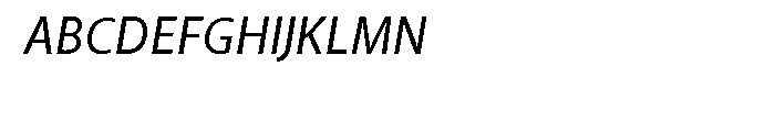 Akagi Medium Italic Font UPPERCASE