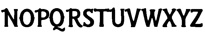 AKSARA REREGEAN Font UPPERCASE