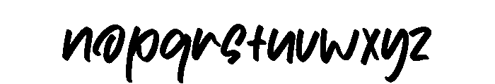 Akamuni Font LOWERCASE
