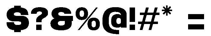 Akimb Black Font OTHER CHARS