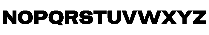 Akimb Black Font UPPERCASE