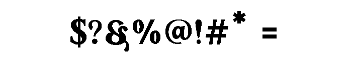 Aksara Old Vintage Victorian Font OTHER CHARS