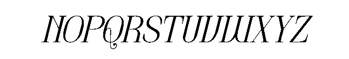 Aksaro Italic Font LOWERCASE