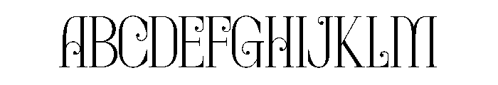Aksaro Font UPPERCASE
