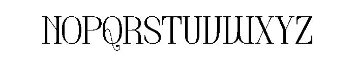 Aksaro Font LOWERCASE