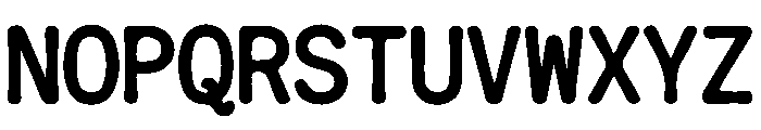 Aky Daily Typewriter Stories BD Font UPPERCASE