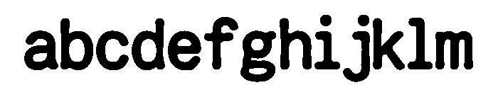 Aky Daily Typewriter Stories BD FONT