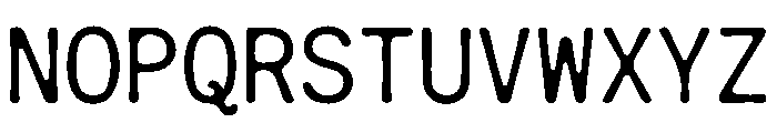 Aky Daily Typewriter Stories LT Font UPPERCASE