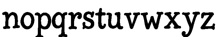 Aky Seasons & Stories Thick Font LOWERCASE