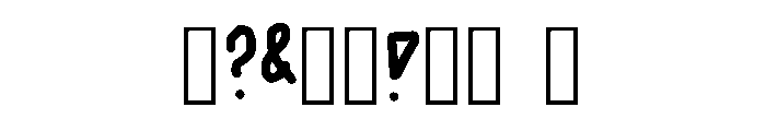 akthar Font OTHER CHARS