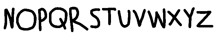 akthar Font UPPERCASE